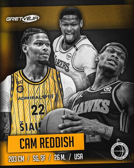 半岛体育APP-19年10号秀!立陶宛俱乐部BC Siauliai官宣雷迪什加盟